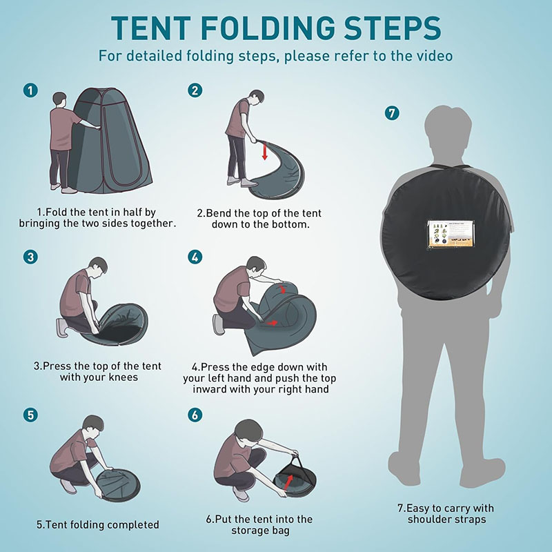 ‌Portable Pop-Up Toilet Tent P - Outdoor Camping Automatic Quick Opening Tent 리뷰 및 가격