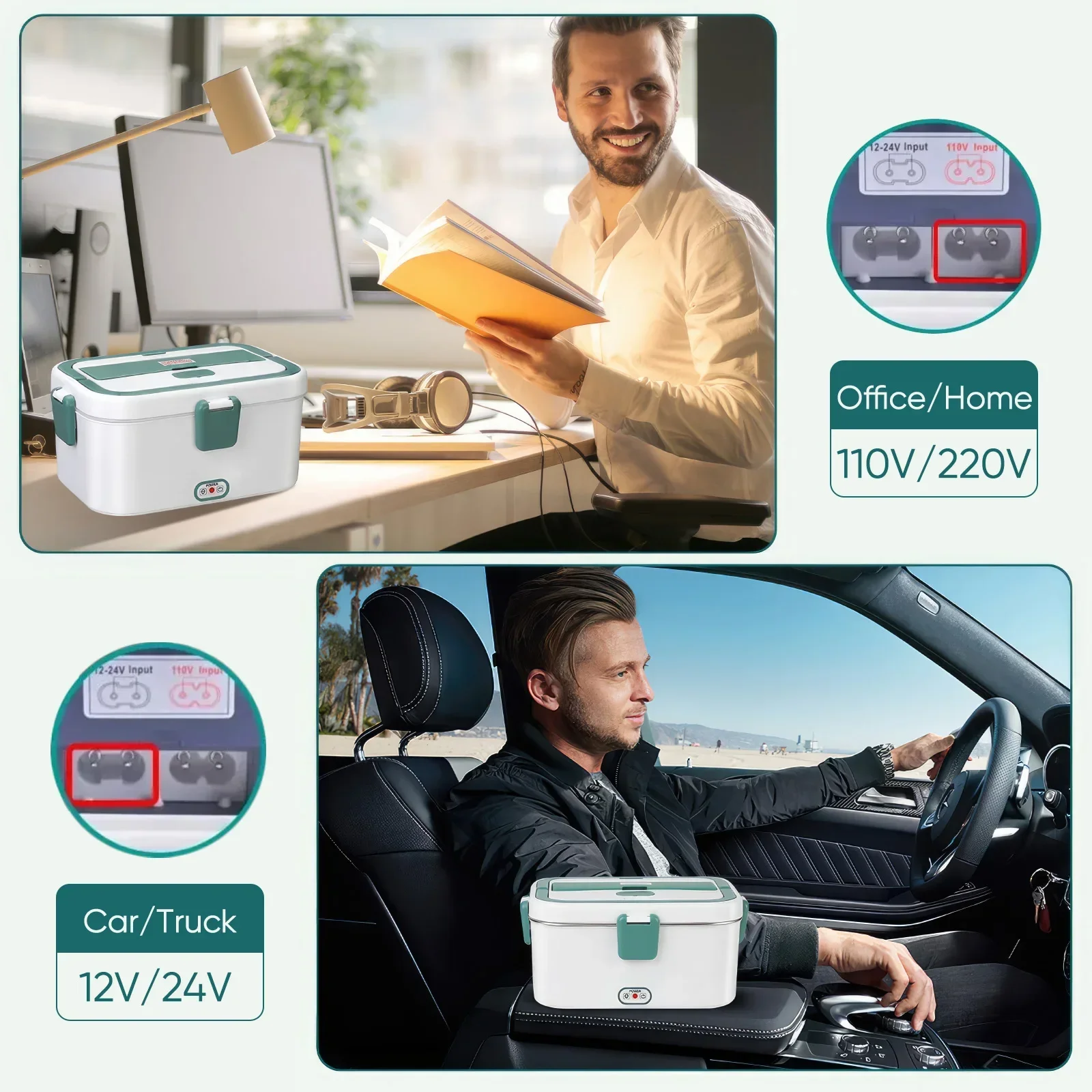 Electric Lunch Box Food Warmer - Outdoor Camping Food 리뷰 및 가격