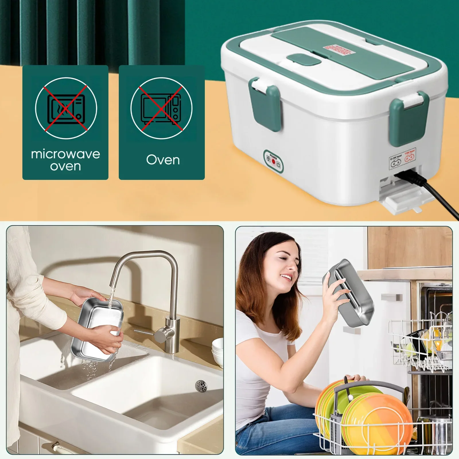 Electric Lunch Box Food Warmer - Outdoor Camping Food 리뷰 및 가격