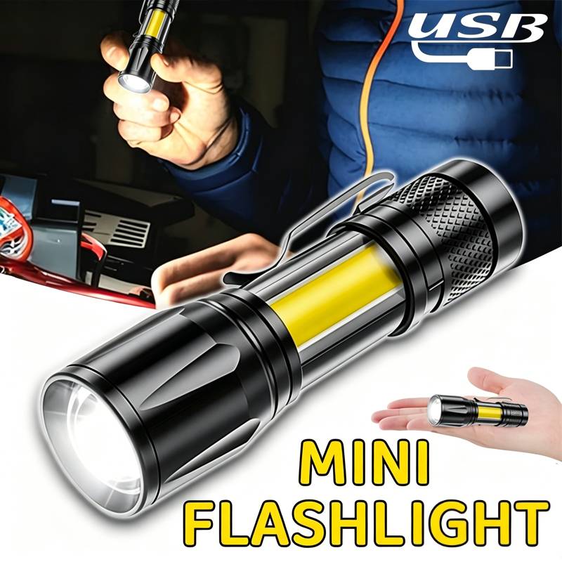 Mini LED Flashlight COB Floodl - Camping Lantern 리뷰 및 가격