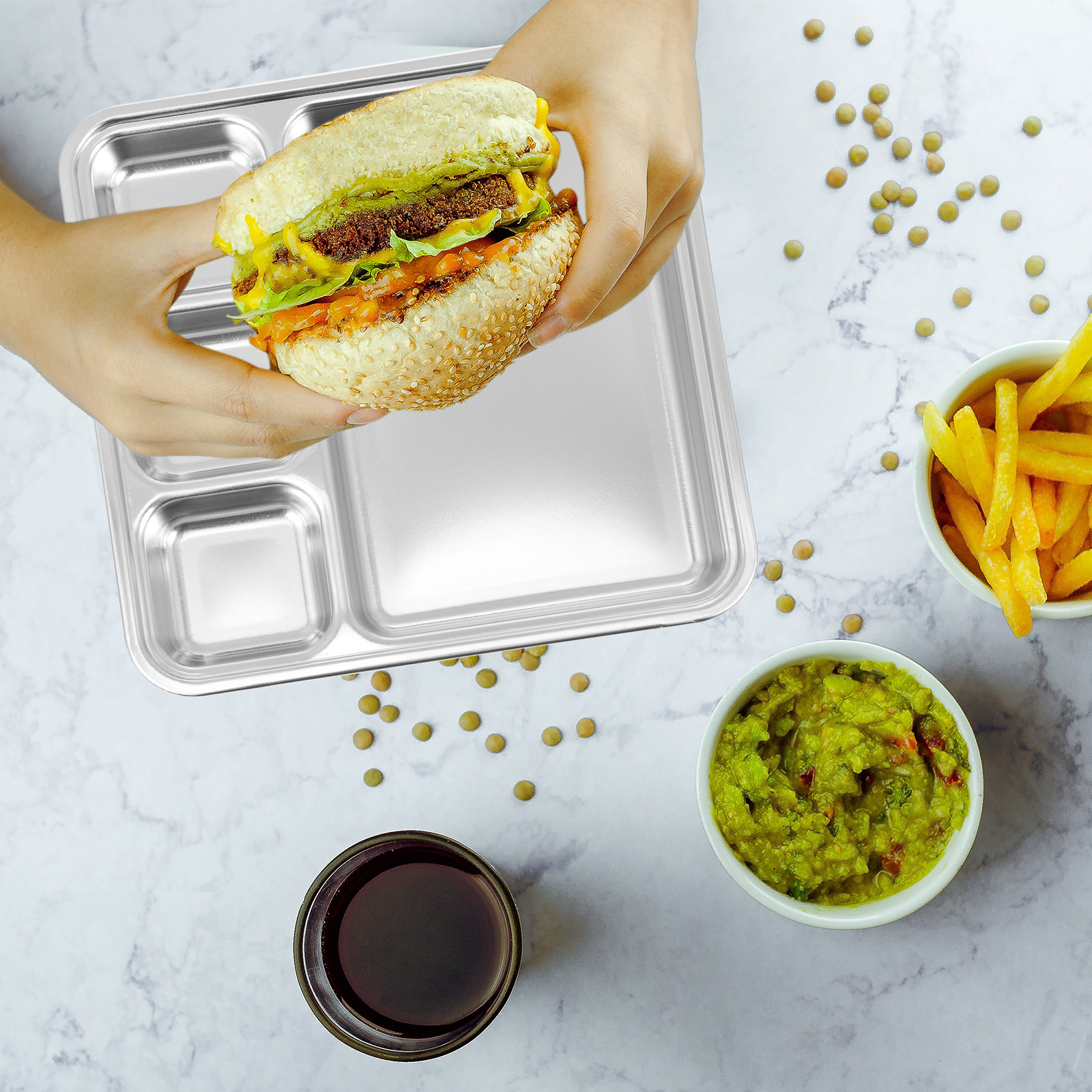 Stainless Steel Food Plate Bre - Outdoor Camping Food 리뷰 및 가격