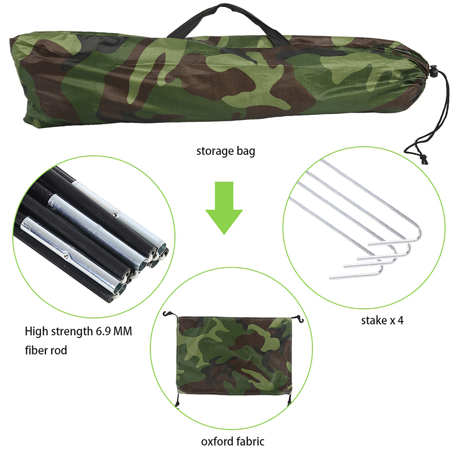 Camouflage Tent One Person Ten - Outdoor Camping Automatic Quick Opening Tent 리뷰 및 가격