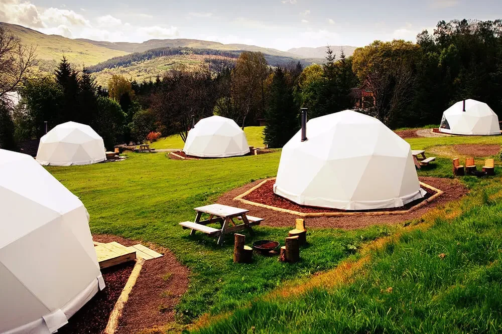 Custom White Round Soundproof  - Outdoor Camping And Glamping 리뷰 및 가격