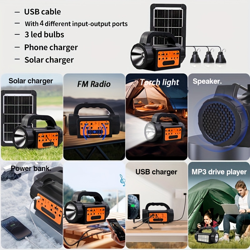 Solar Rechargeable Camping Lig - Camping Lantern 리뷰 및 가격