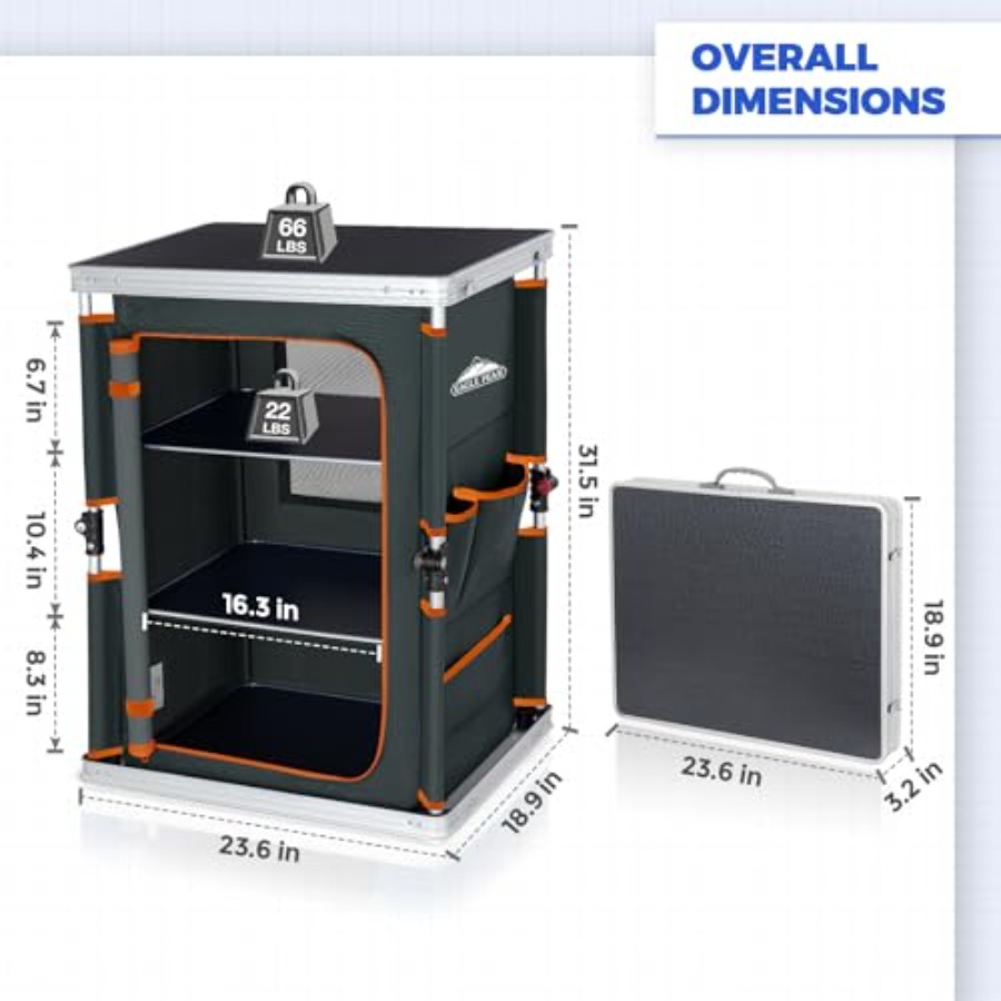 Outdoor Folding Camping Table  - Outdoor Camping Table With Storage 리뷰 및 가격
