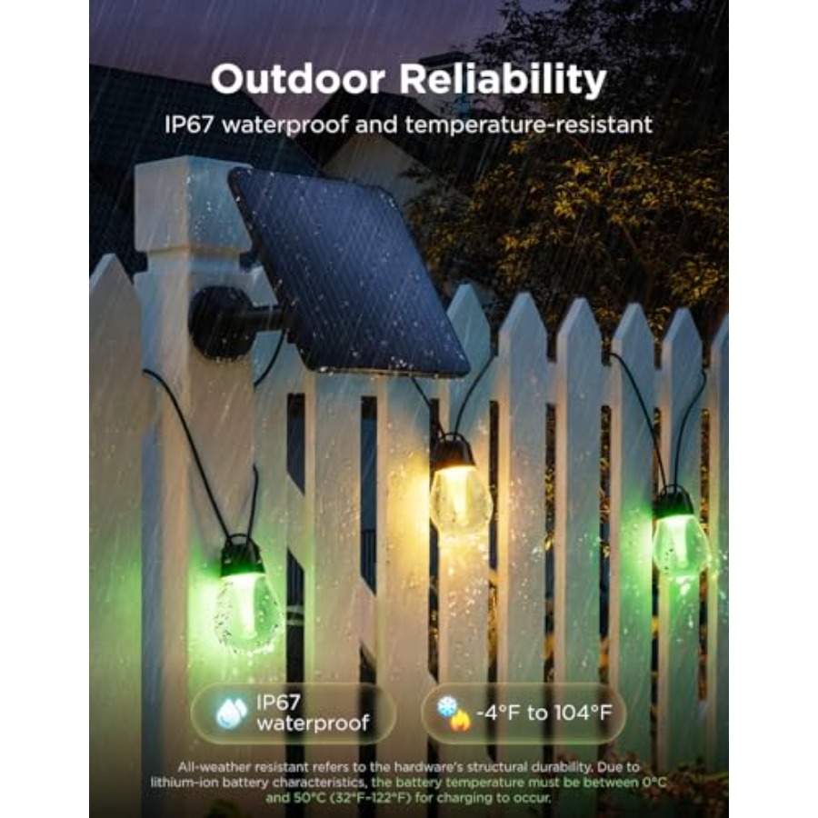 Outdoor Solar String Lights 33 - Outdoor Camping Lights String 리뷰 및 가격