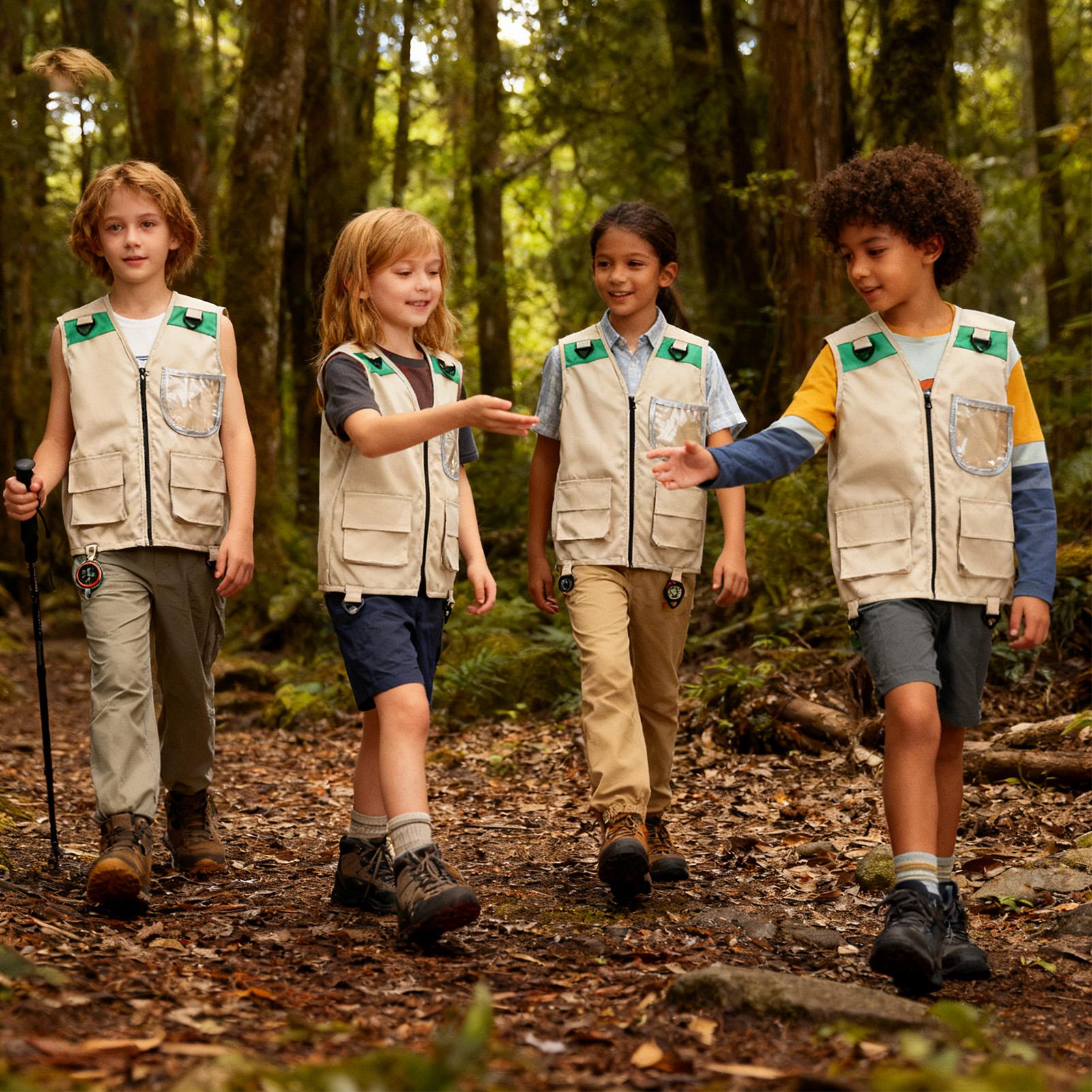 Kids Cargo Vest Sleeveless Cos - Outdoor Camping Kids Activities 리뷰 및 가격