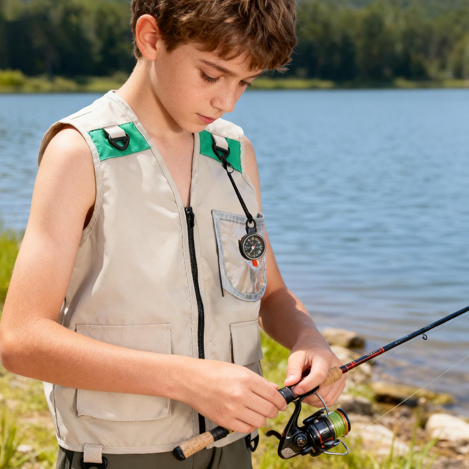 Kids Cargo Vest Sleeveless Cos - Outdoor Camping Kids Activities 리뷰 및 가격