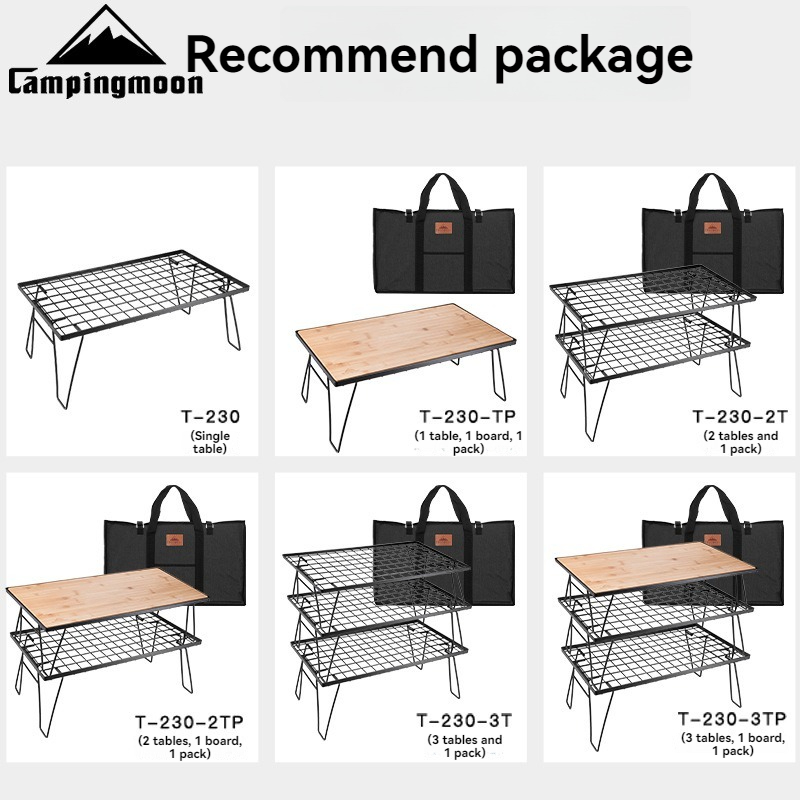 CAMPINGMOON T-230 Portable Mul - Outdoor Camping Table With Storage 리뷰 및 가격