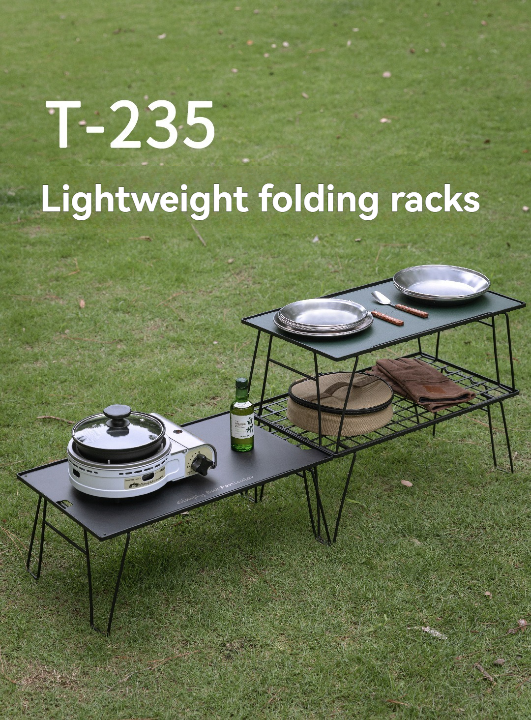 CAMPINGMOON T-235 Iron Storage - Outdoor Camping Table With Storage 리뷰 및 가격