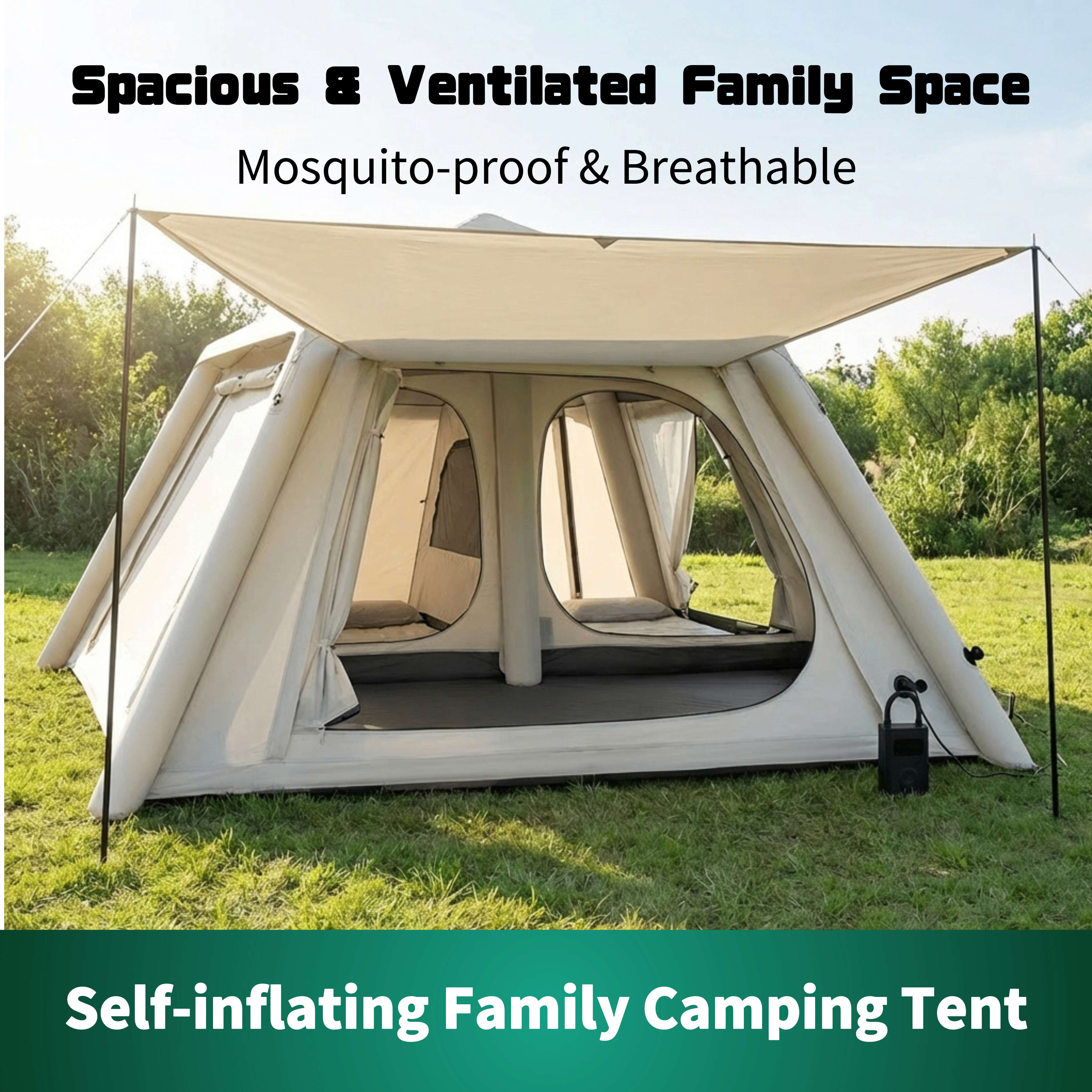 Portable Inflatable Tent Folda - Outdoor Camping Automatic Quick Opening Tent 리뷰 및 가격