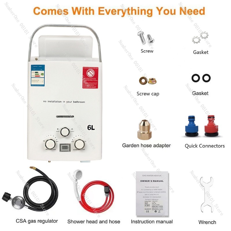 Propane LPG  Gas Tankless Wate - Outdoor Camping Hot Water Heater 리뷰 및 가격