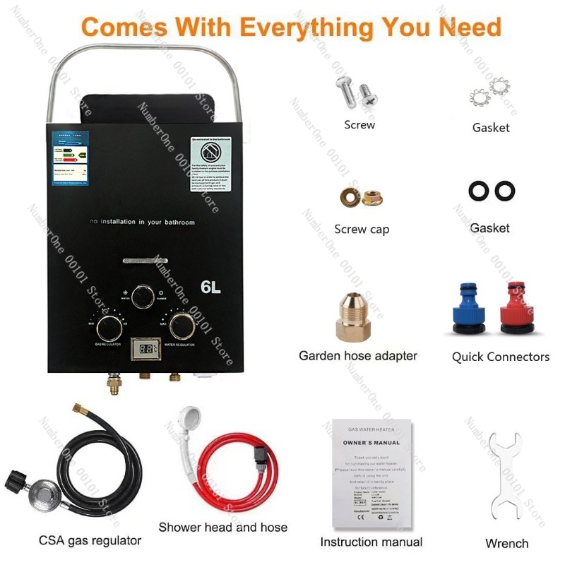 Propane LPG  Gas Tankless Wate - Outdoor Camping Hot Water Heater 리뷰 및 가격
