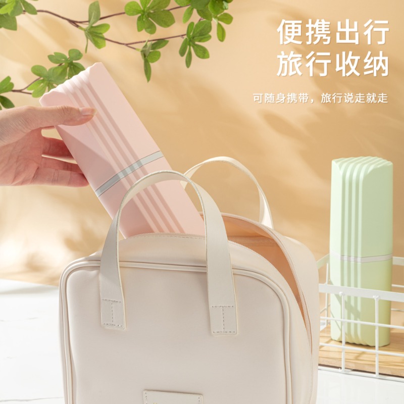 Solid Color Travel Toothbrush  - Outdoor Camping Food 리뷰 및 가격