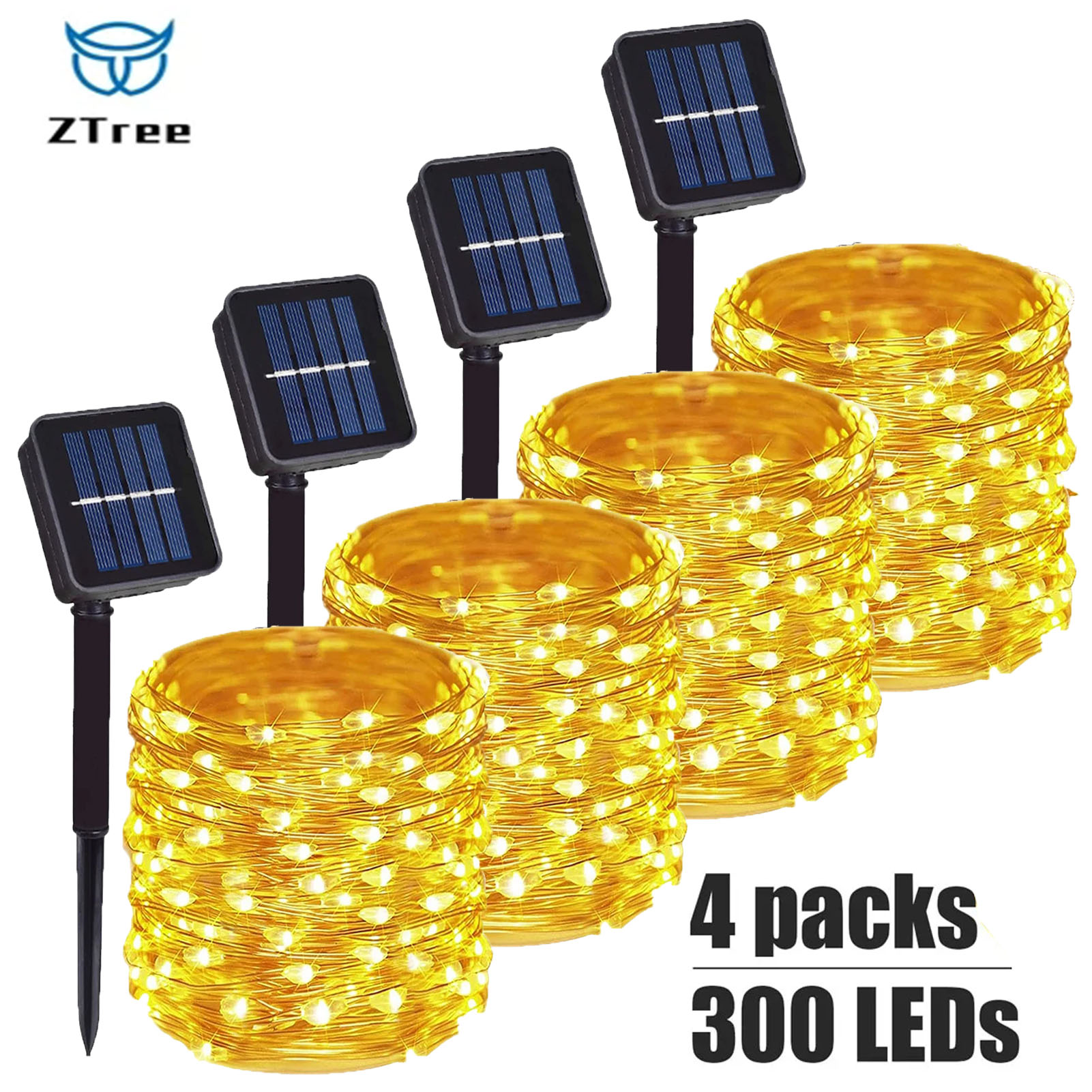 1~4Pcs Solar String Lights Out - Outdoor Camping Lights String 리뷰 및 가격
