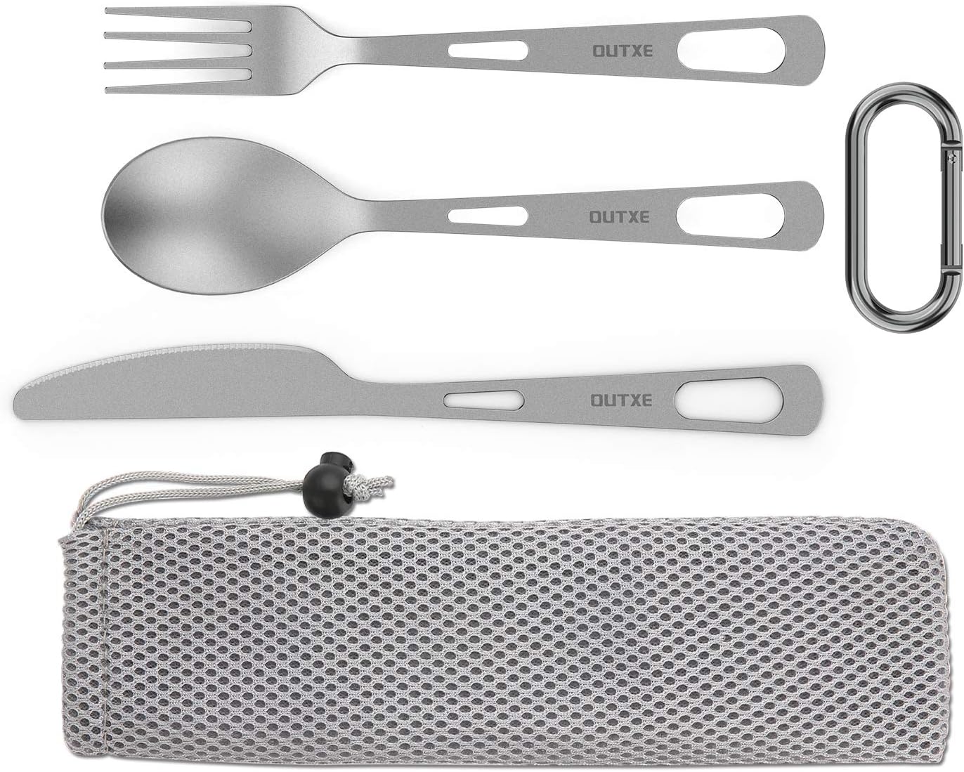 Titanium Camping Cutlery Set w - Outdoor Camping Knife 리뷰 및 가격