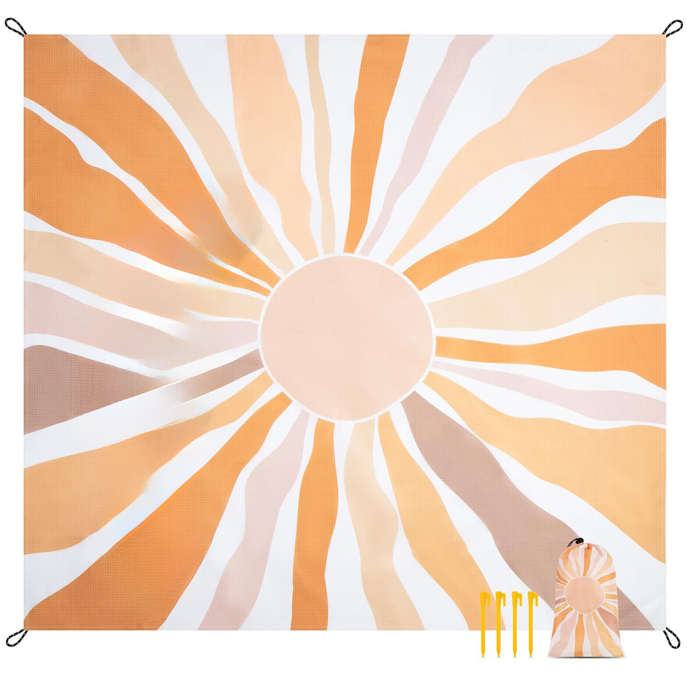 Waterproof Striped Beach Mat f - Outdoor Camping Activities For Adults 리뷰 및 가격