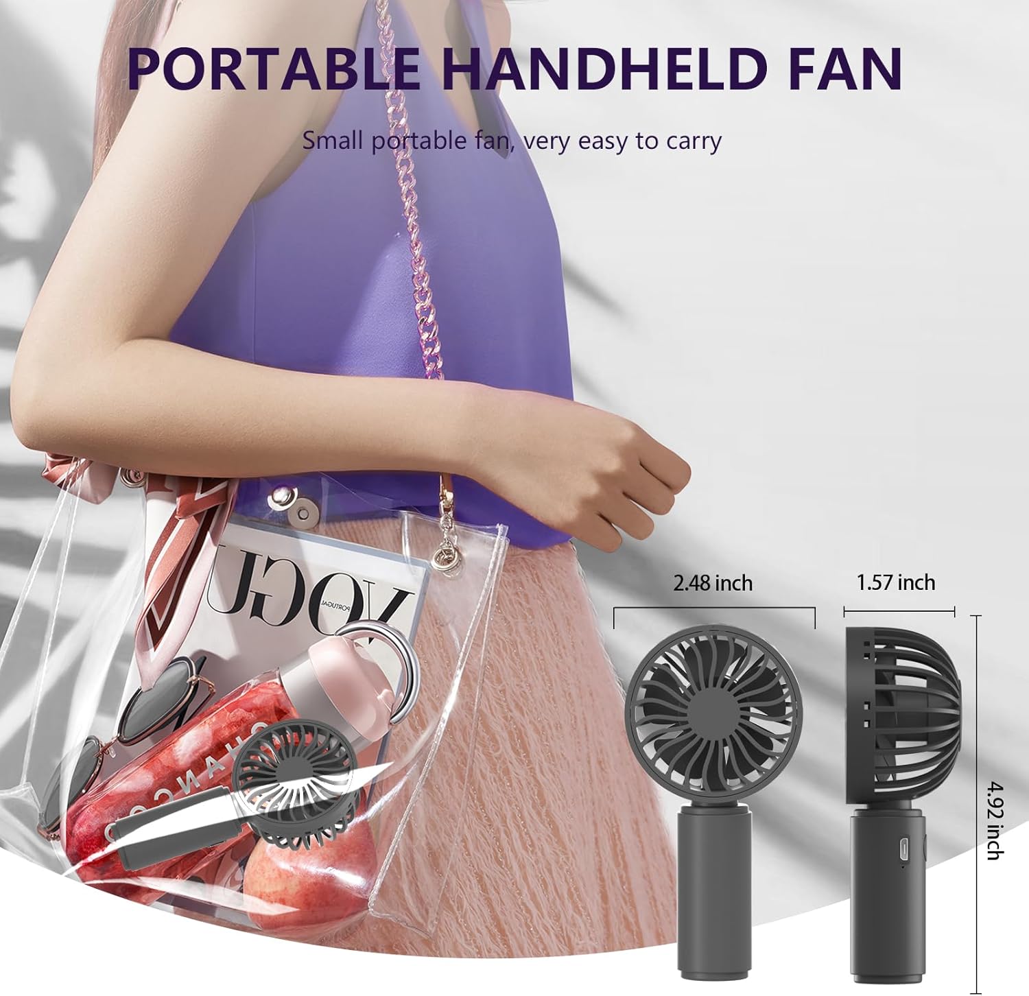Mini Handheld Fan 4-Pack USB R - Outdoor Camping Fans 리뷰 및 가격