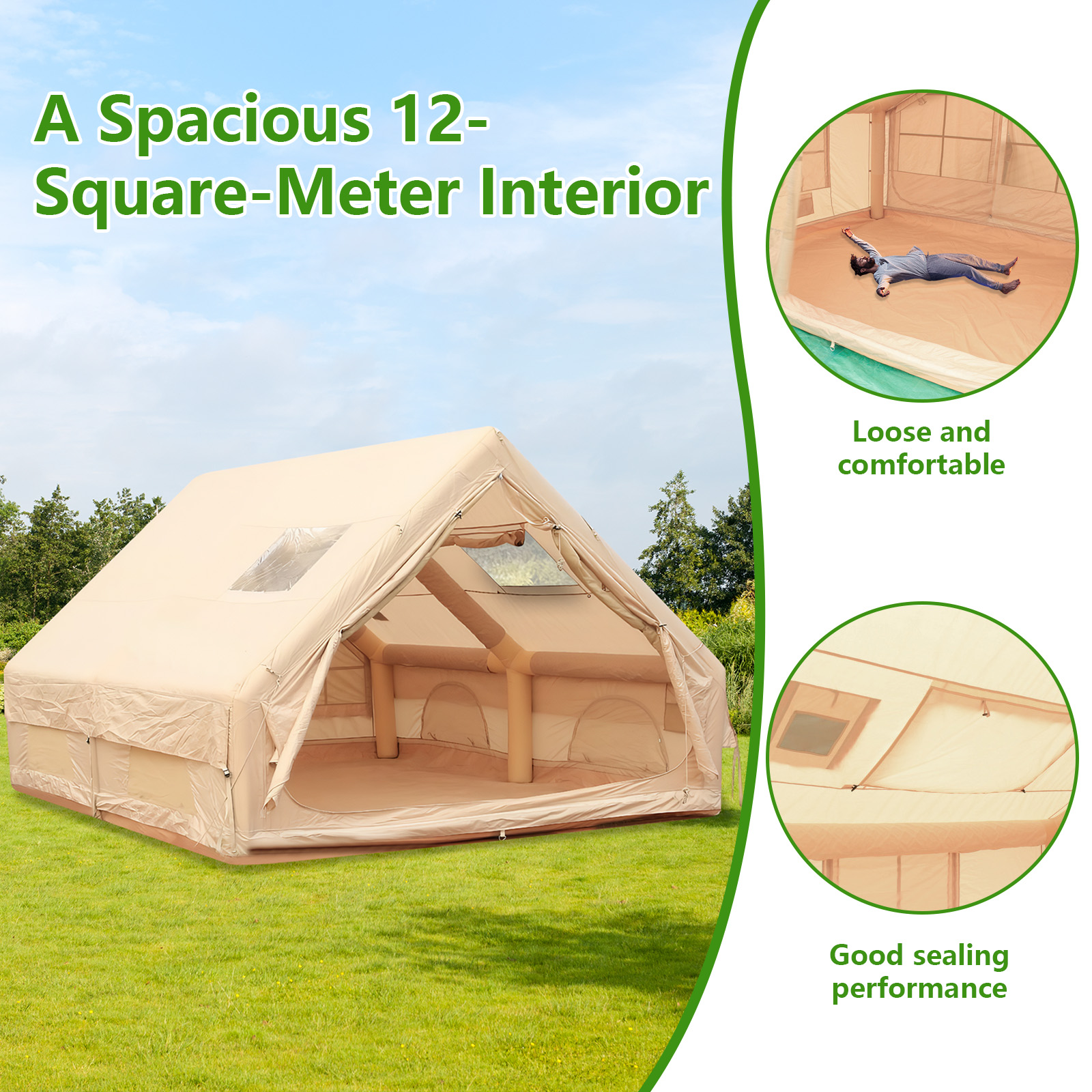 Air Glamping Tents with Pump G - Outdoor Camping And Glamping 리뷰 및 가격