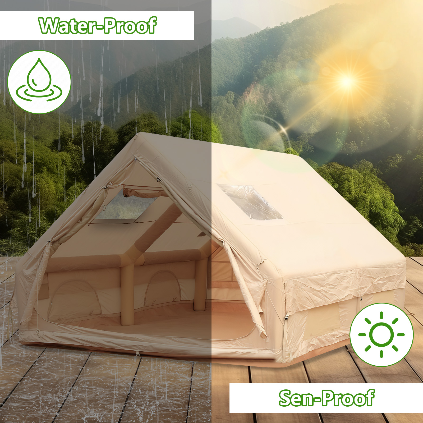 Air Glamping Tents with Pump G - Outdoor Camping And Glamping 리뷰 및 가격