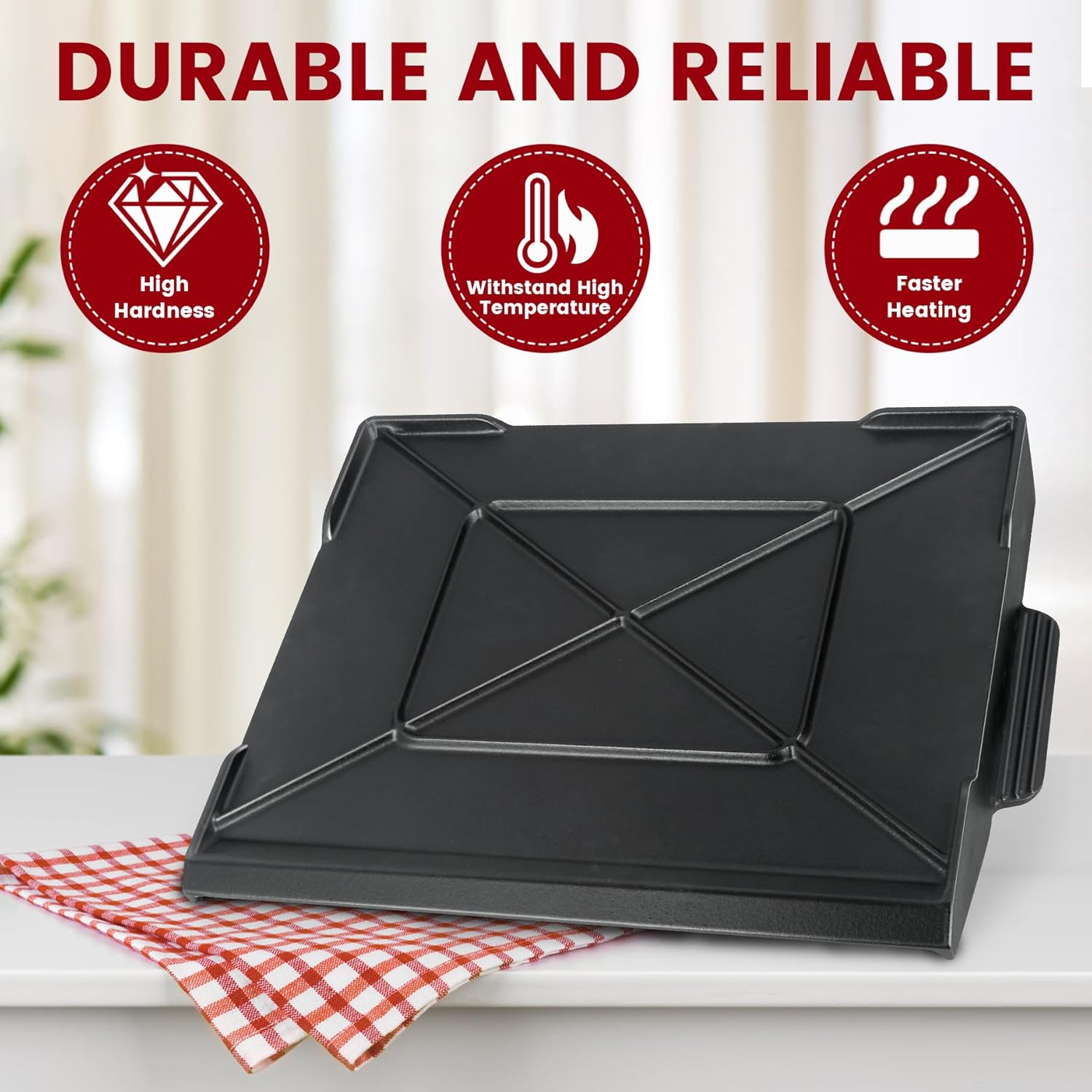 Cast Iron Griddle for Gas Gril - Outdoor Gas Stove 리뷰 및 가격