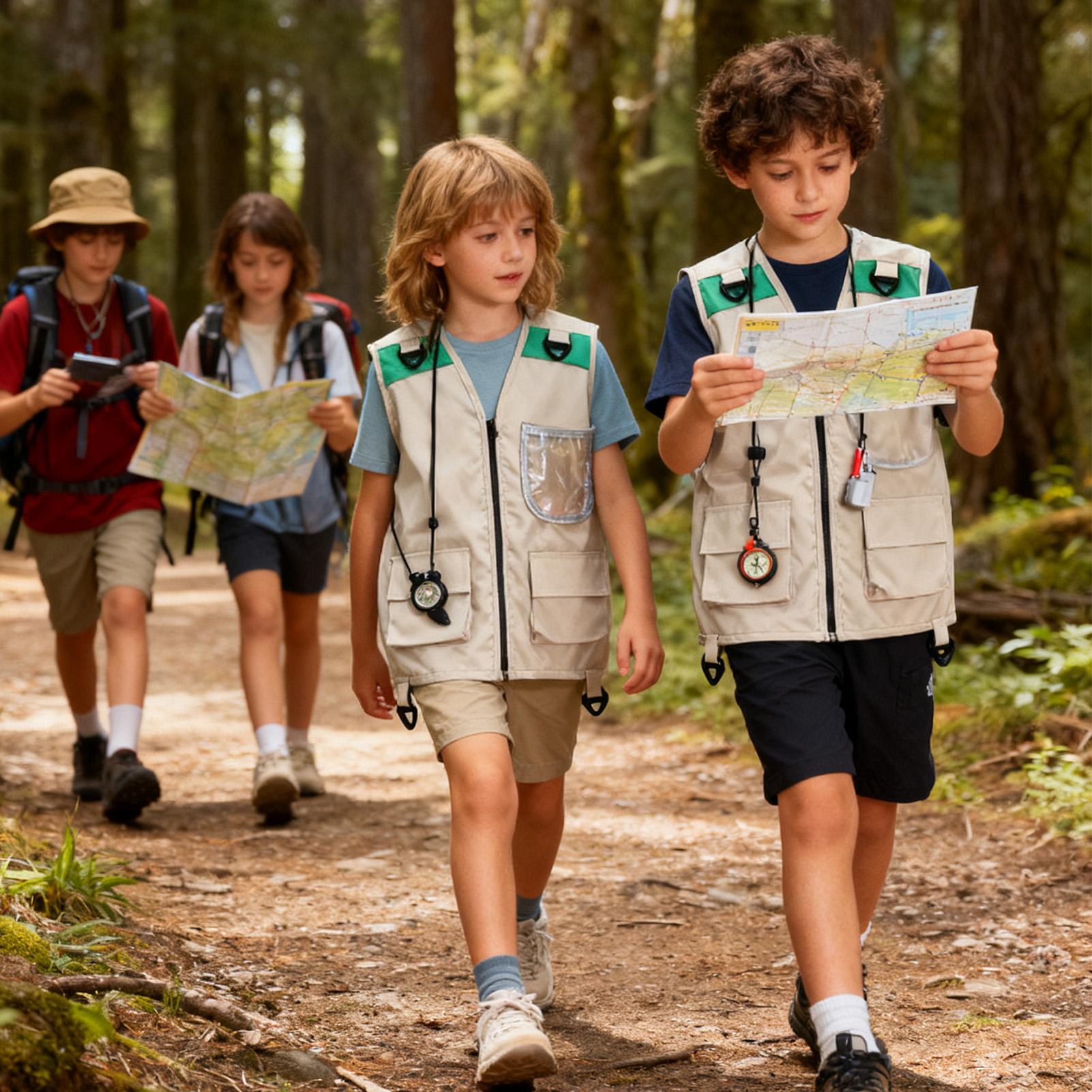 Kids Fishing Vest Sleeveless C - Outdoor Camping Kids Activities 리뷰 및 가격