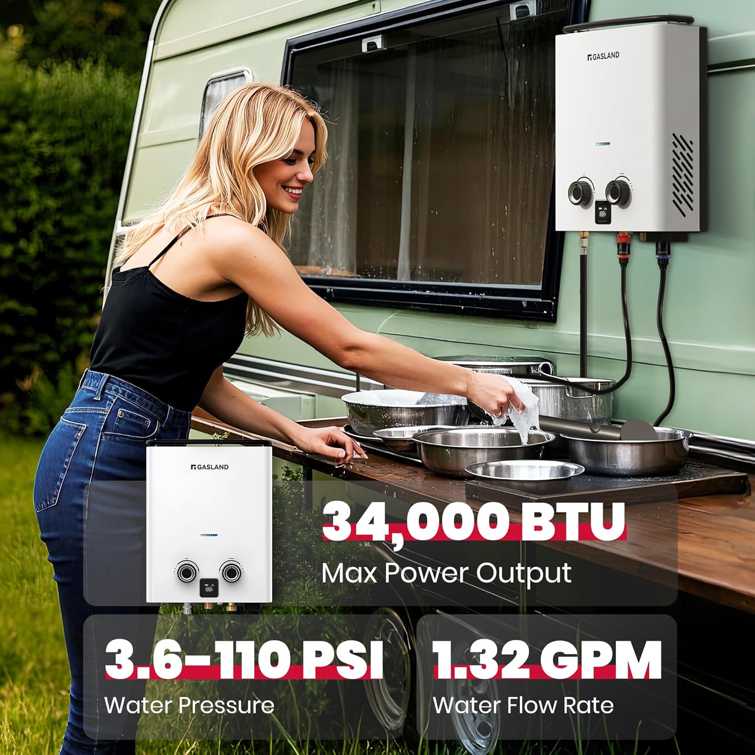 GASLAND Goshower G5 1.32GPM 34 - Outdoor Camping Hot Water Heater 리뷰 및 가격