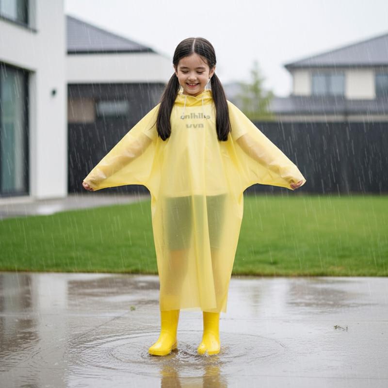 Disposable Long Kids Raincoat  - Outdoor Camping Kids Activities 리뷰 및 가격