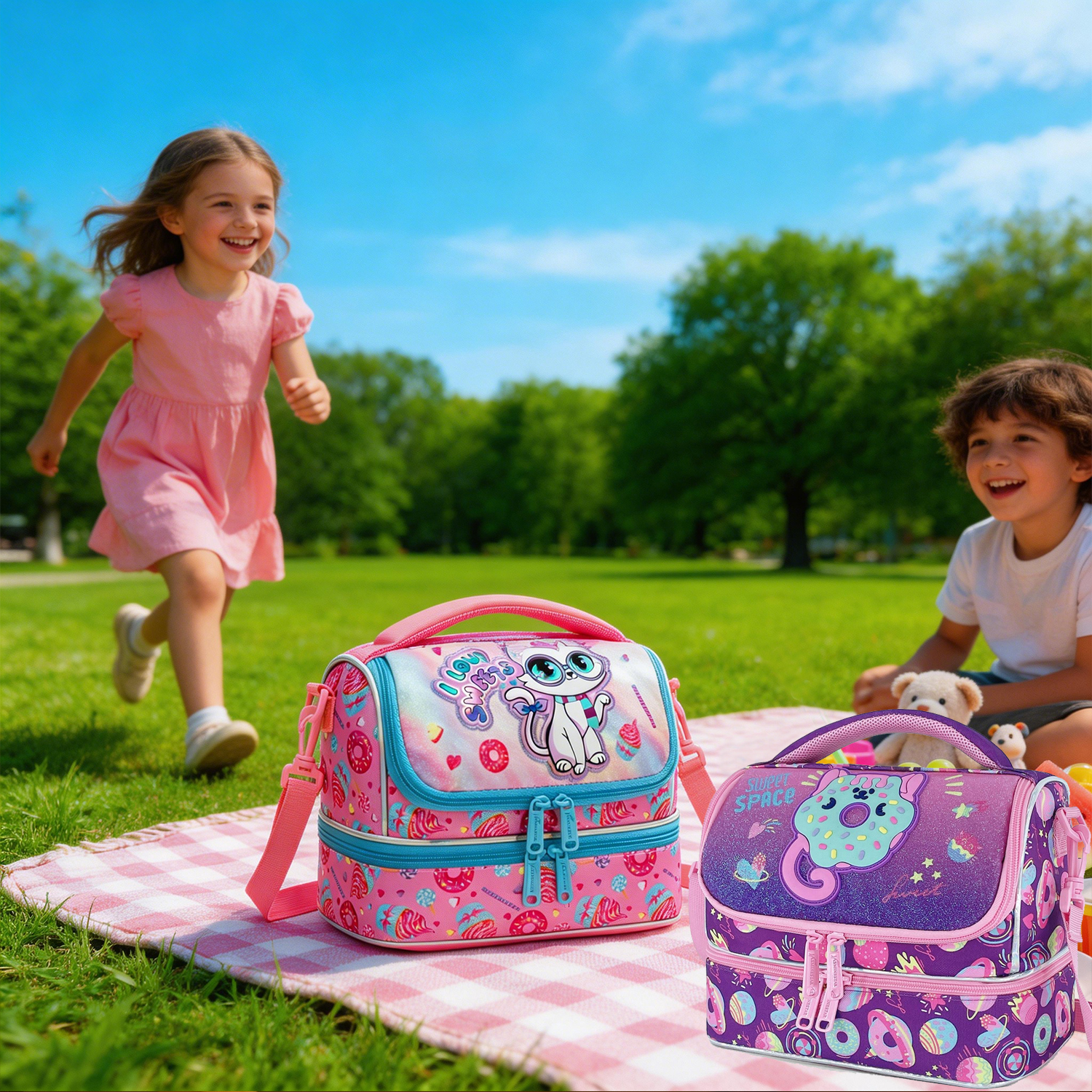 Lunch Bag for Kids Large Capac - Outdoor Camping Kids Activities 리뷰 및 가격