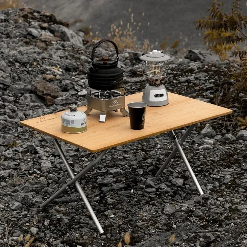 MOUNTAINHIKER 2/3 Bamboo Foldi - Outdoor Camping Table With Storage 리뷰 및 가격