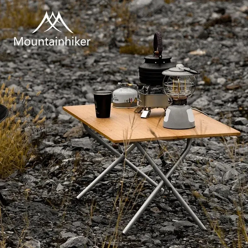 MOUNTAINHIKER 2/3 Bamboo Foldi - Outdoor Camping Table With Storage 리뷰 및 가격