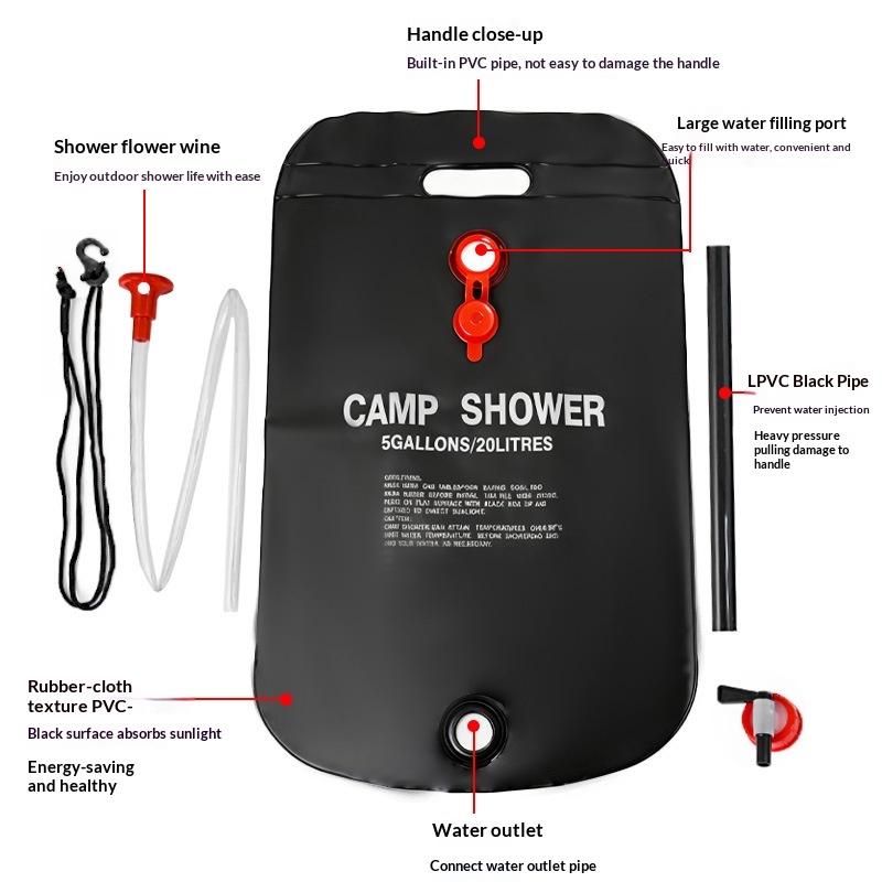 Outdoor Shower Bag Camping Wat - Outdoor Camping Hot Water Heater 리뷰 및 가격