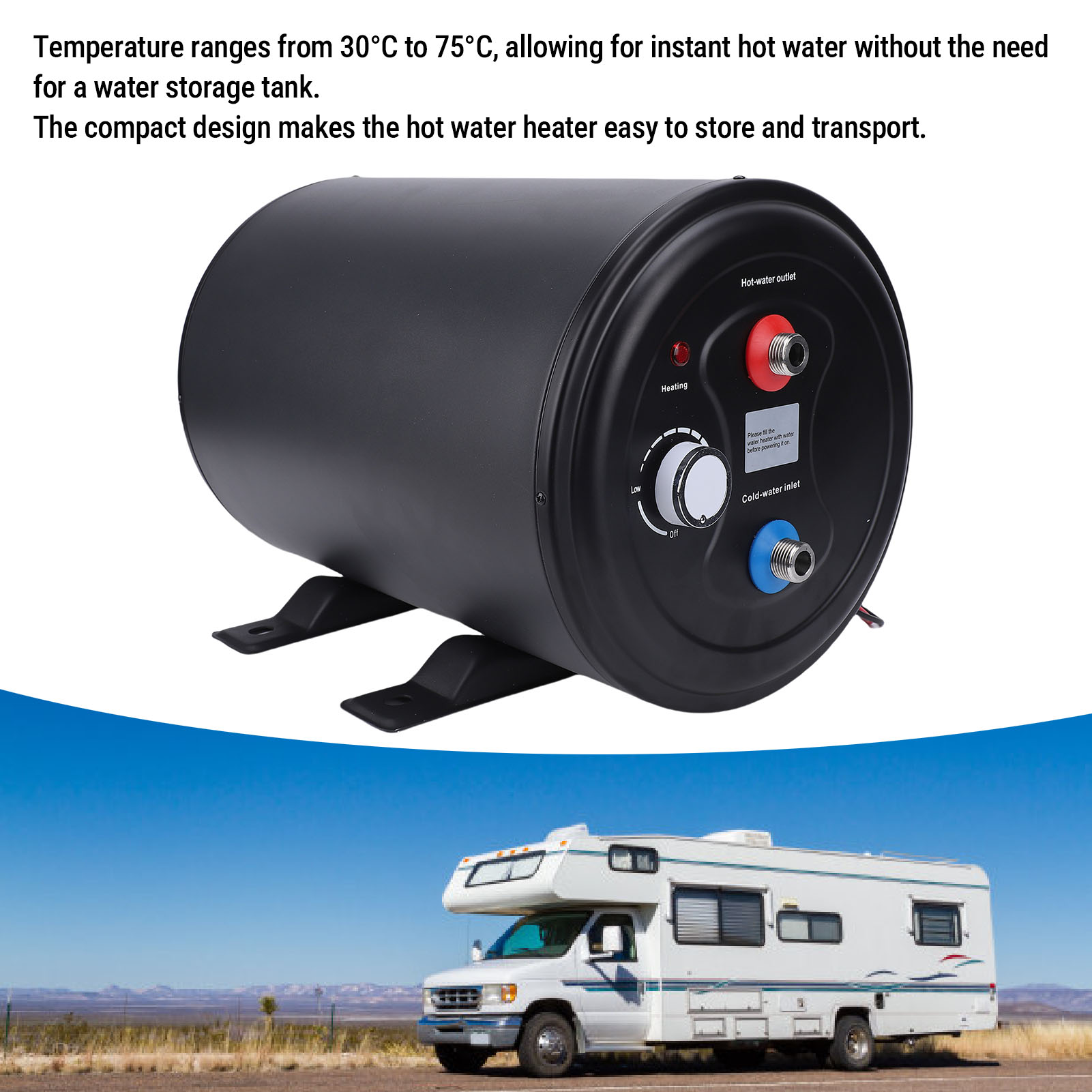 Water Heater Tankless 10L Port - Outdoor Camping Hot Water Heater 리뷰 및 가격